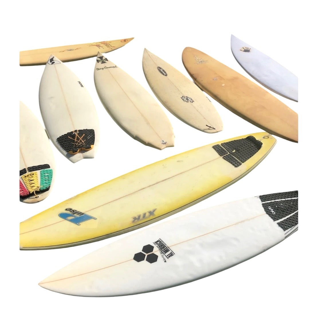 ヴィンテージ　サーフボード　ガチャ 5 Used Short Surfboards for Decoration | Vintage Surf Decor 5'-6'4