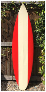 red surfboard