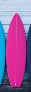 hot pink surfboard