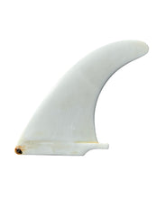 Load image into Gallery viewer, Vintage 8” White Fiberglass Surfboard Fin FREE SHIP!