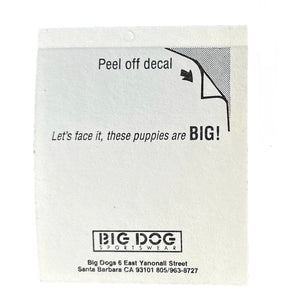 Big Dog sticker