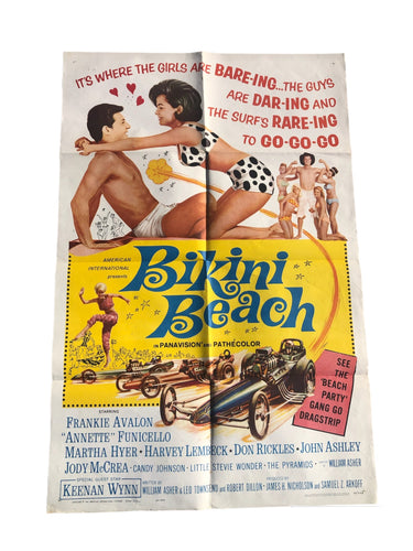 classic bikini beach movie poster