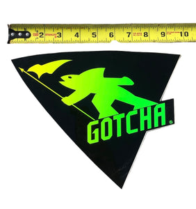 Gotcha surfing sticker