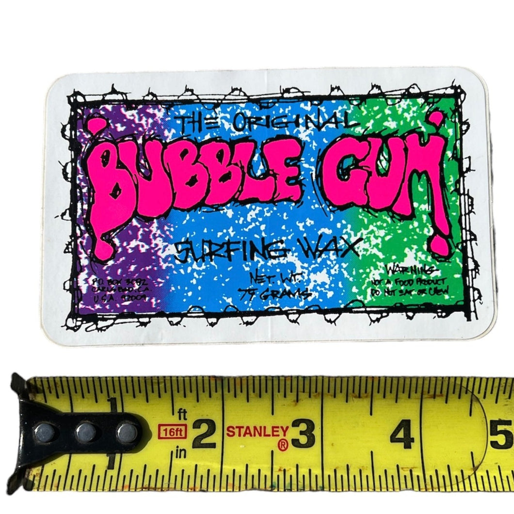Bubblegum Surfwax sticker