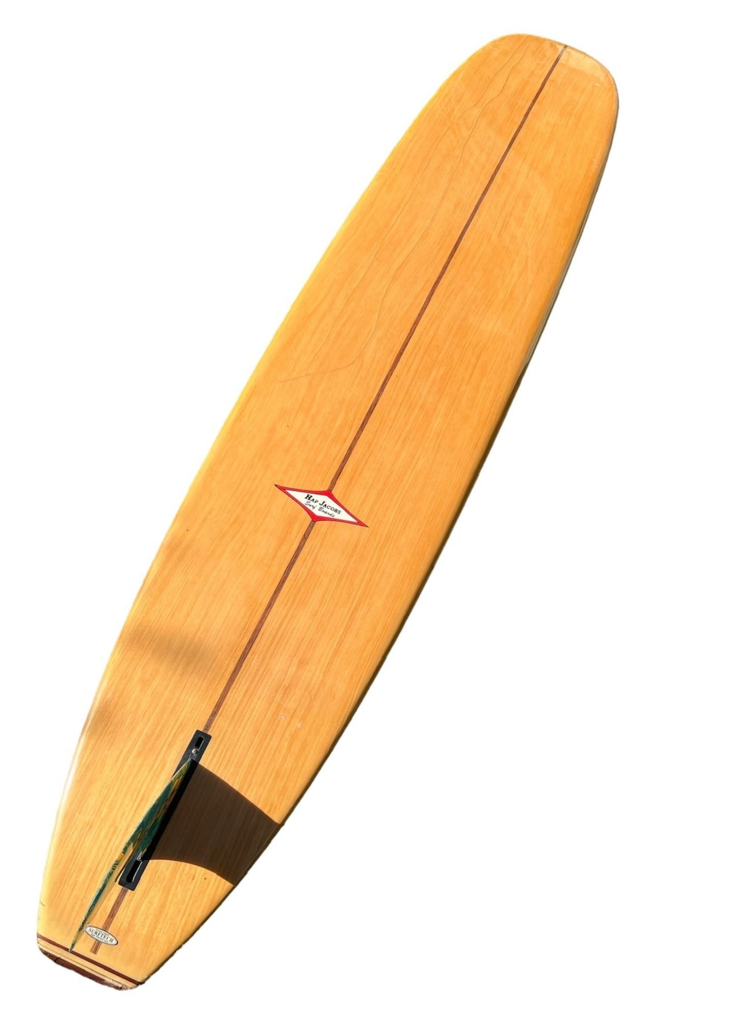 Used Jacobs Wood Longboard Surfboard Floral 10'0