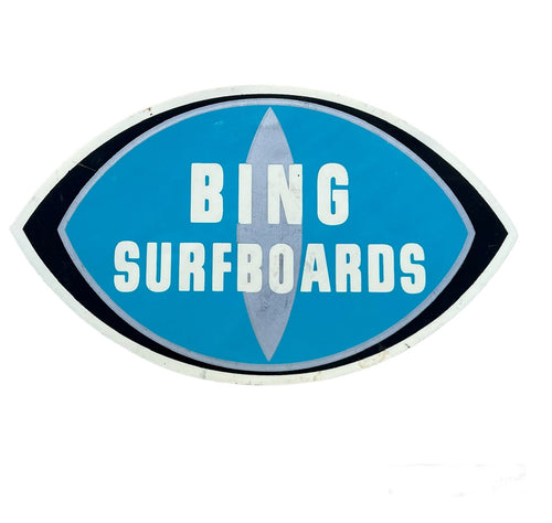 Bing surfboard decal sticker