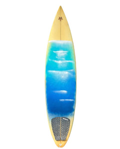 Used 6’9” Clyde Beatty Surfboard Ocean Scene