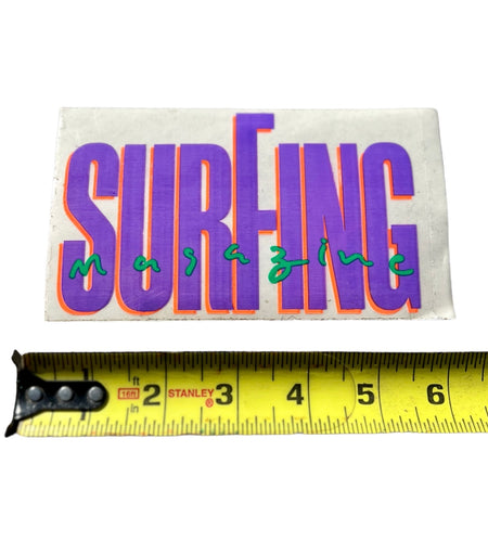 Vintage Surfing Magazine Surfboard Longboard Sticker