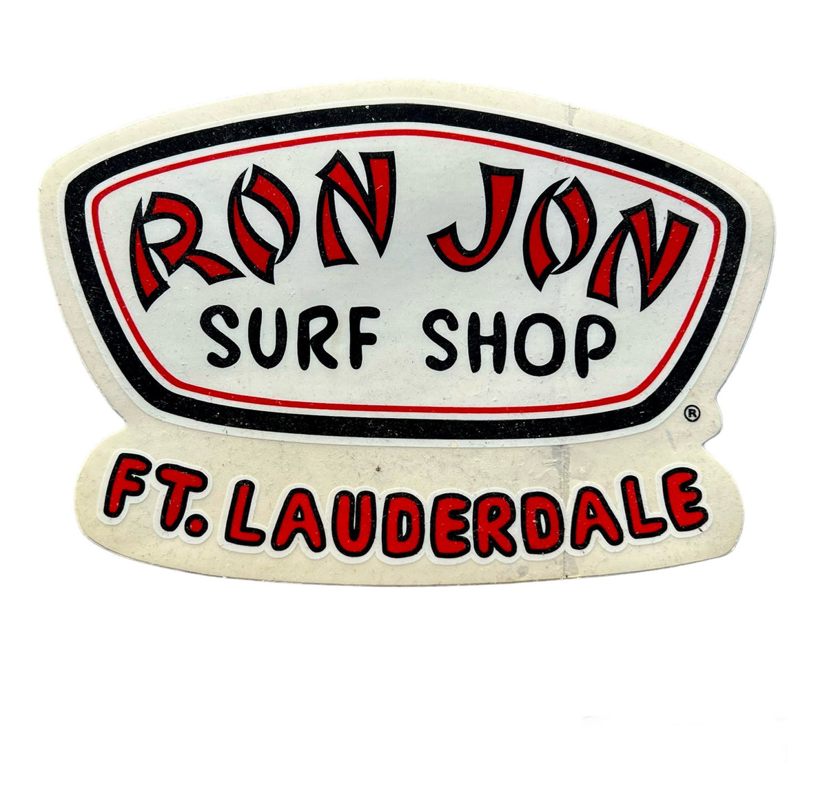 Vintage Ron Jon Surfboard Longboard Sticker Chubbysurf