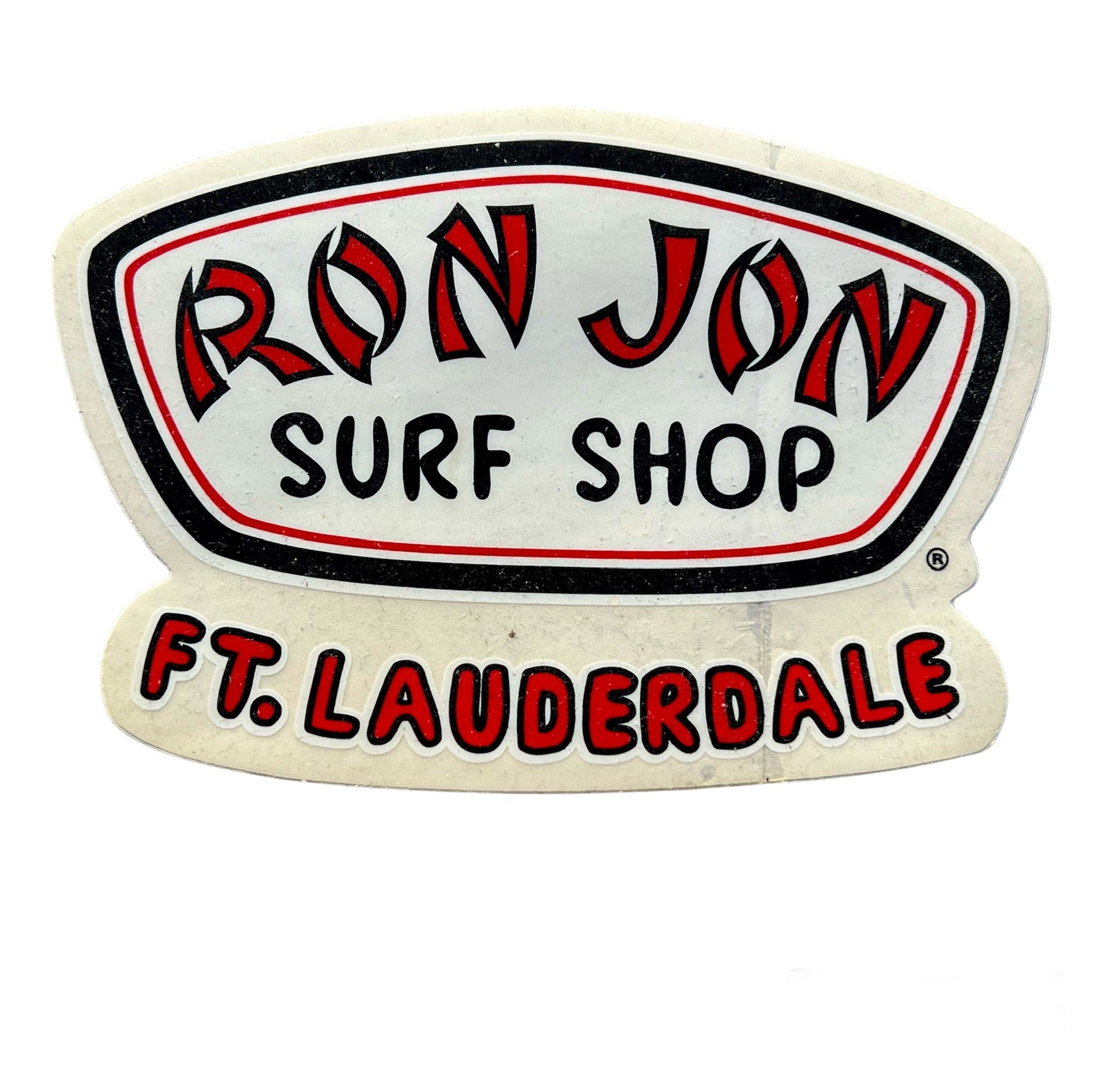 Vintage Ron Jon Surfboard Longboard Sticker - Original Surf Decal