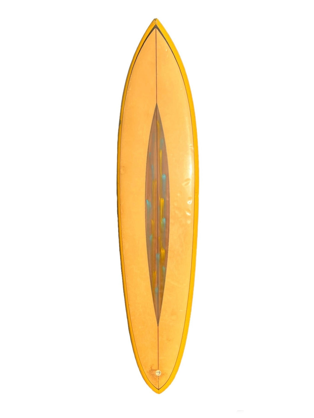 Vintage 7’2” Colorful Psychedelic Surfboard
