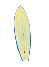 Load image into Gallery viewer, Rare Vintage 6’6” Tom Parrish Surfboard Lightning Bolt Shaper