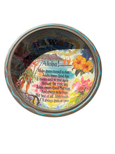 Load image into Gallery viewer, Vintage Ken Haag Hawaiian Islands 10" Metal Bowl – 1970s Aloha Tiki Map
