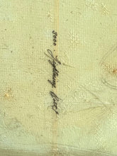 Load image into Gallery viewer, Signature on a textured light green background