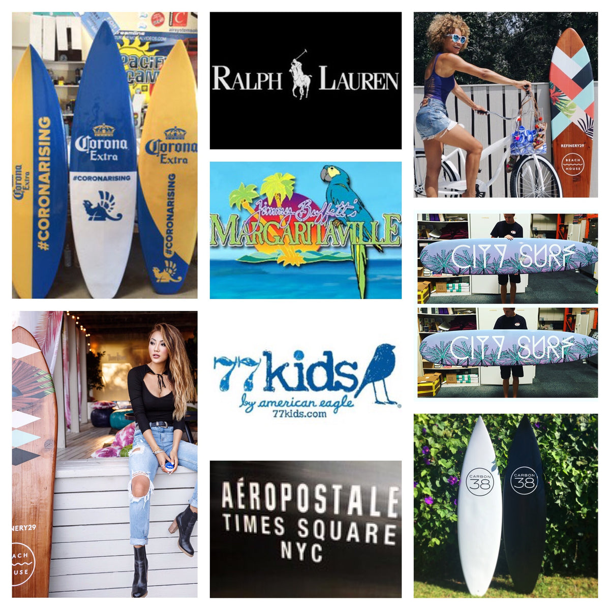 Surfboard clients