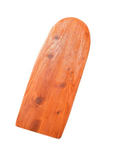 Load image into Gallery viewer, Wooden belly board on a white background