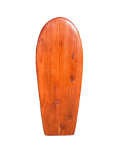 Load image into Gallery viewer, Wooden surfboard deck on a white background