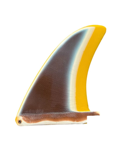 Vintage 7.5” Surfboard Longboard Fin Rainbow FREE SHIP!