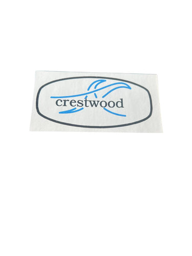 Vintage Crestwood Surfboard Longboard Sticker Decal