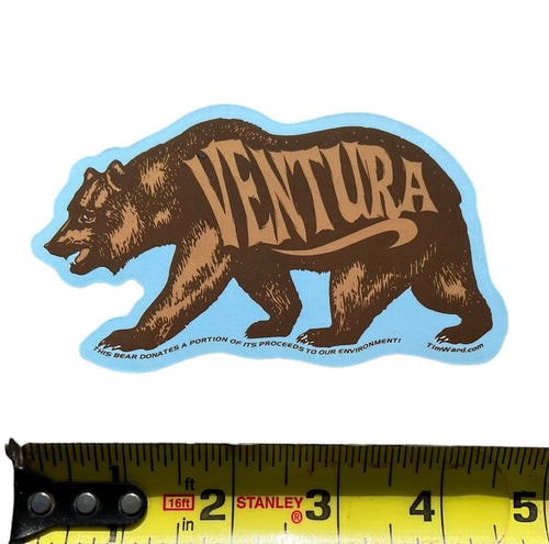 Ventura California Bear Vinyl Surf Sticker