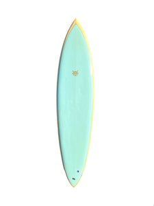 Robert August pintail surfboard 7'2"