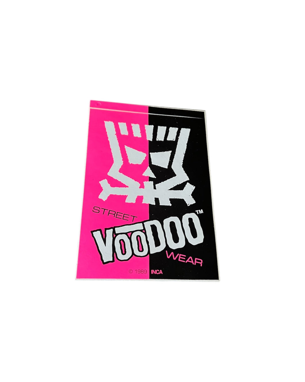 Vintage Vision Street VooDoo Wear Surfboard Sticker 1989'