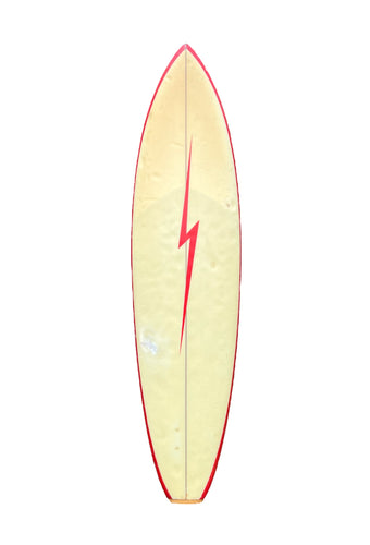 Vintage Used Surfboard 6’6” Shortboard 1970's-80's