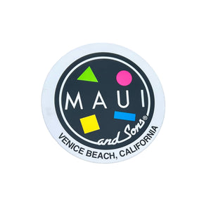 Vintage Maui and Sons Venice Vinyl Surfboard Sticker