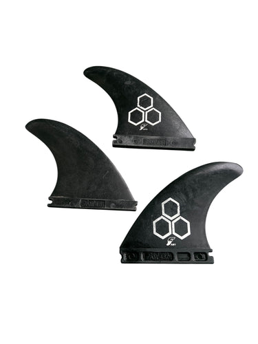 FUTURE Tri Fin FAM1 Surfboard Set Of Fins Used FREE SHIP!