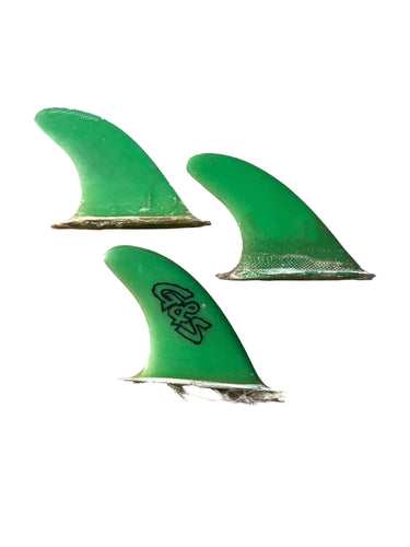 Vintage 4.5” G&S Surfboard Longboard Fins FREE SHIP!