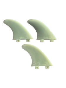 FCS Tri Fin M7 Surfboard Set Of Fins Used FREE SHIP!