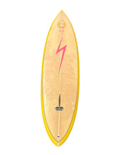 Load image into Gallery viewer, Surfboard with a lightning bolt design on a white background