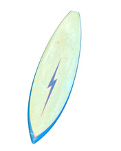 Load image into Gallery viewer, Surfboard with a lightning bolt design on a white background
