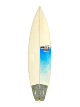 Load image into Gallery viewer, Surfboard with a gradient design on a white background