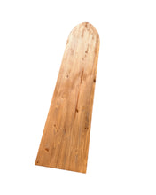 Load image into Gallery viewer, Wooden surfboard on a white background