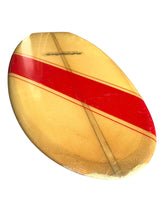 Load image into Gallery viewer, vintage bellyboard with red stripe on a white background
