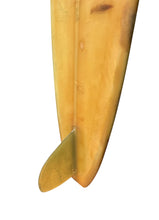 Load image into Gallery viewer, Close-up of a fiberglass surfboard with a white background