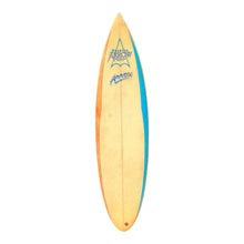 Load image into Gallery viewer, Surfboard with a gradient design on a white background