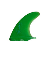 Load image into Gallery viewer, Green surfboard fin on a white background