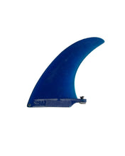 Load image into Gallery viewer, Blue surfboard fin on a white background