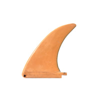 Load image into Gallery viewer, A single Rainbow surfboard fin blank made of natural light, shown against a plain white background.