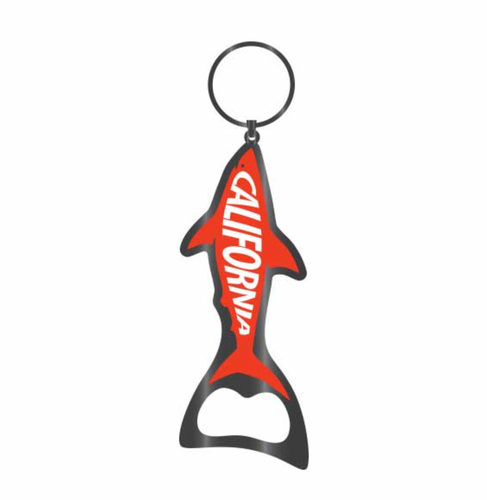 bottle opener shark keychain