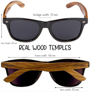 Walnut Woodfarer Sunglasses with Polarized Lenses