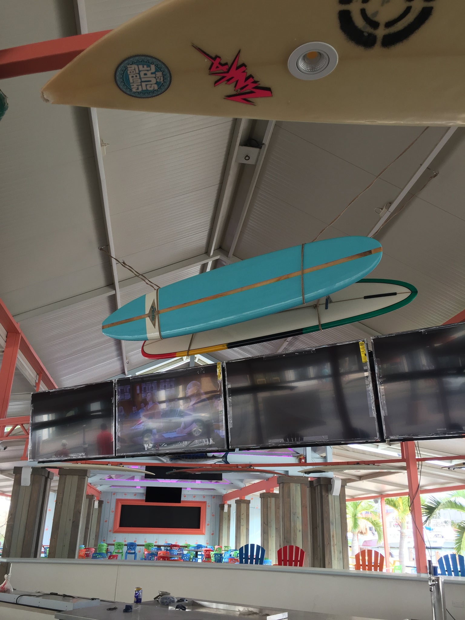 Custom Painted Longboard Surfboard 9 0