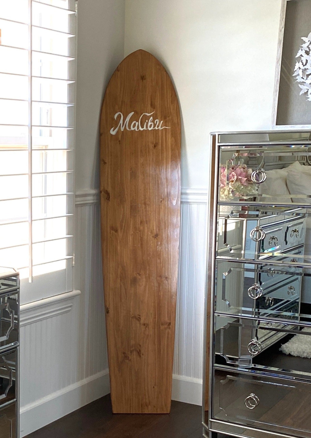 custom wood surfboard 6'0