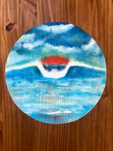 Load image into Gallery viewer, wave mural surfboard