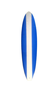 custom blue white longboard
