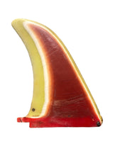 Load image into Gallery viewer, Vintage 8.5” Surfboard Fin Rainbow
