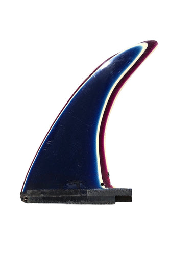 Vintage 9.5” Surfboard Fin Rainbow FREE SHIP!