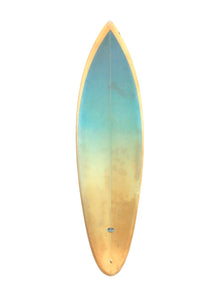Vintage 5'11" Aqua Used Surfboard